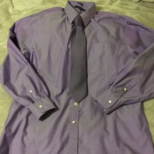 Tommy Hilfiger button down shirt Iridescent purple 16.5 neck